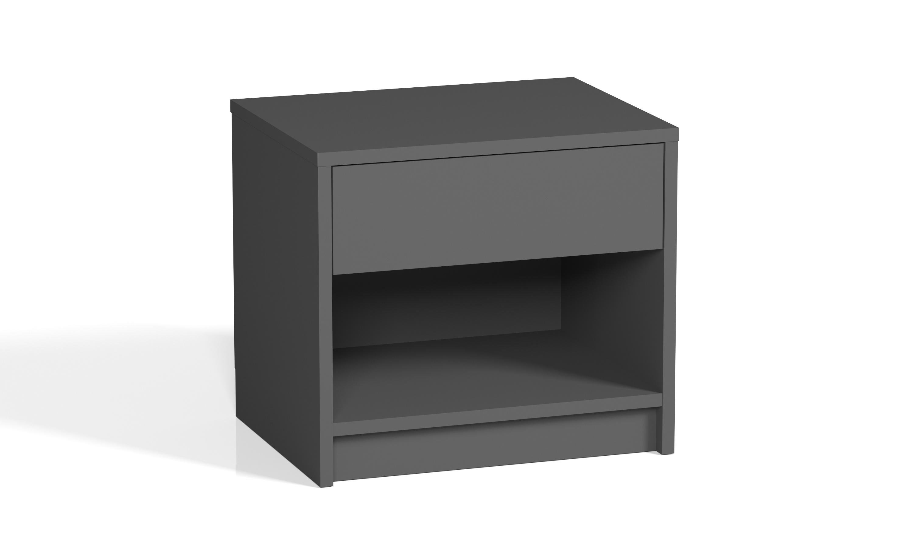 Тумба приліжкова Orange-Line Тіна Сірий графіт (406329)