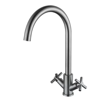 Смеситель для кухни Wezer VAL4A-10 двухвентильный