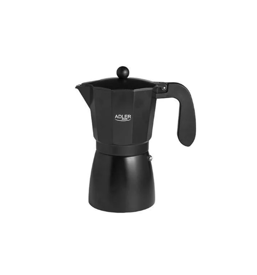Гейзерная кофеварка Adler алюминиевая на 9 порций 520 мл (AD 4420)