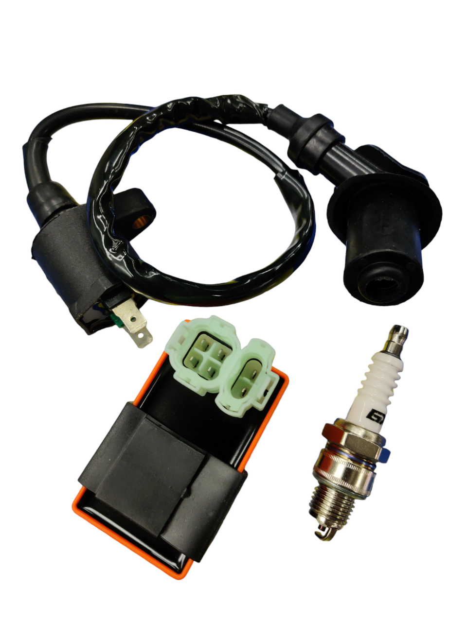 Комплект коммутатор/катушка зажигания/свеча Grand Prix скутера 50-150сс 4т (2382469397)