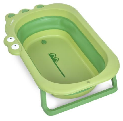 Ванночка дитяча складна CROCO Green (ME 1141)