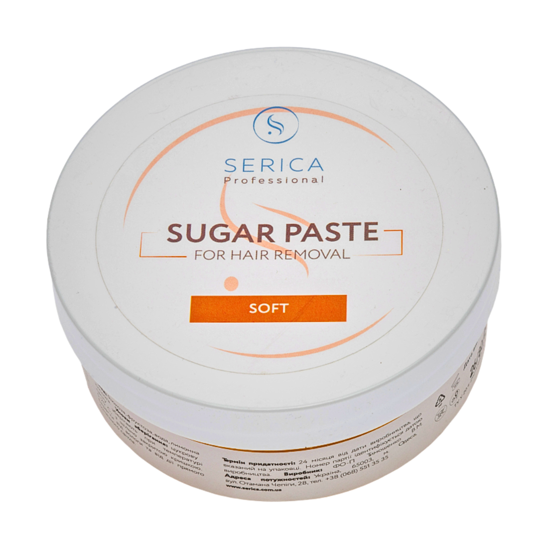 Паста сахарная для депиляции Serica Professional гипоаллергенная мягкая 350 г (Soft350)
