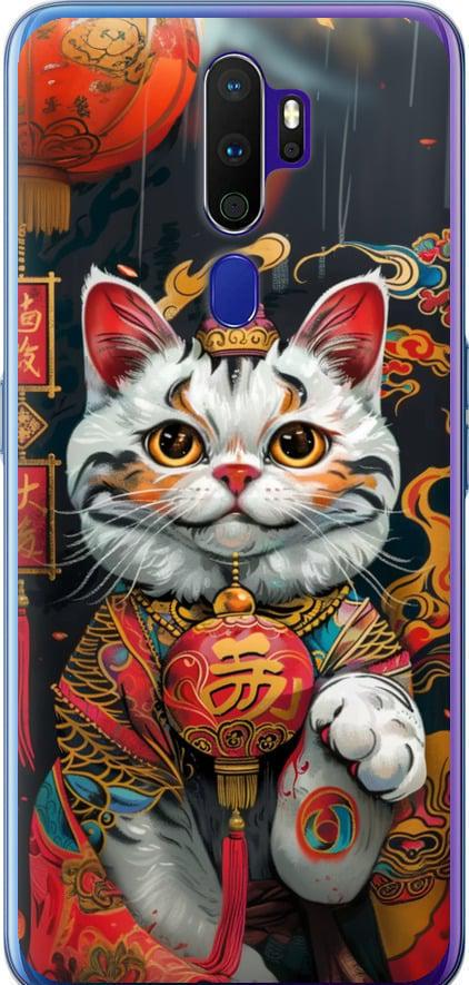 Чехол на Oppo A9 2020 China Cat v2 (6135t-1865-42517)