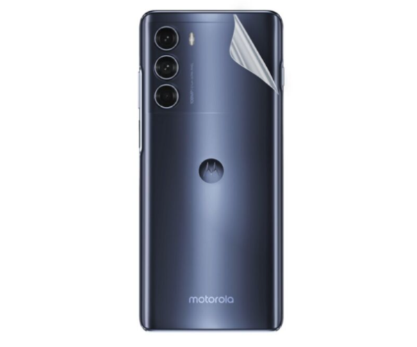 Противоударная гидрогелевая пленка Hydrogel Film для Motorola G200 5G на заднюю панель, Transparent