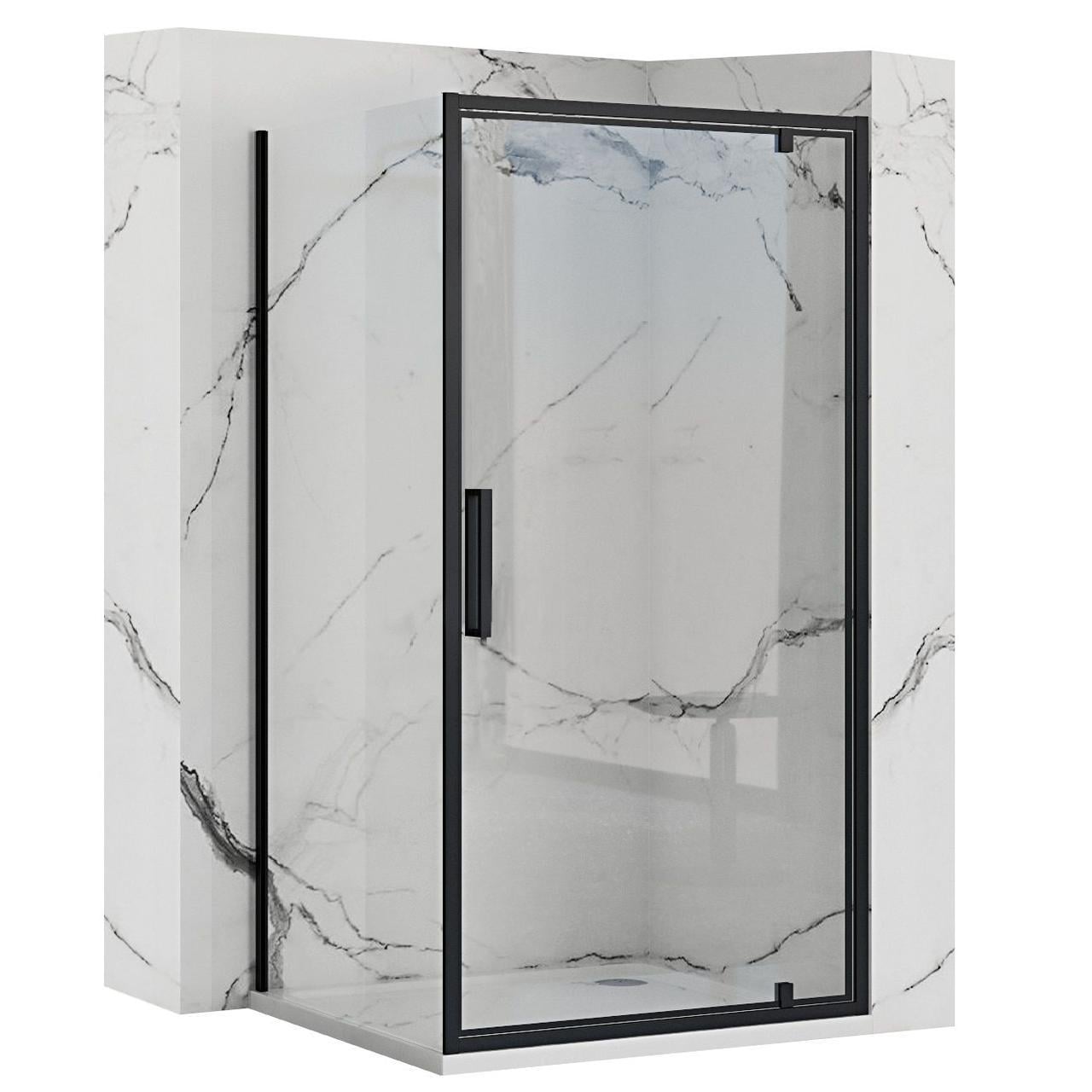 Душевая кабина REA RAPID SWING REA-K6423/REA-K6410 100x100x195 см Черный (133730)