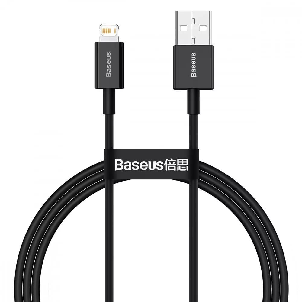 Кабель Baseus CALYS-A03 Superior Series Fast Charging Lightning 2,4 A 1 м Black