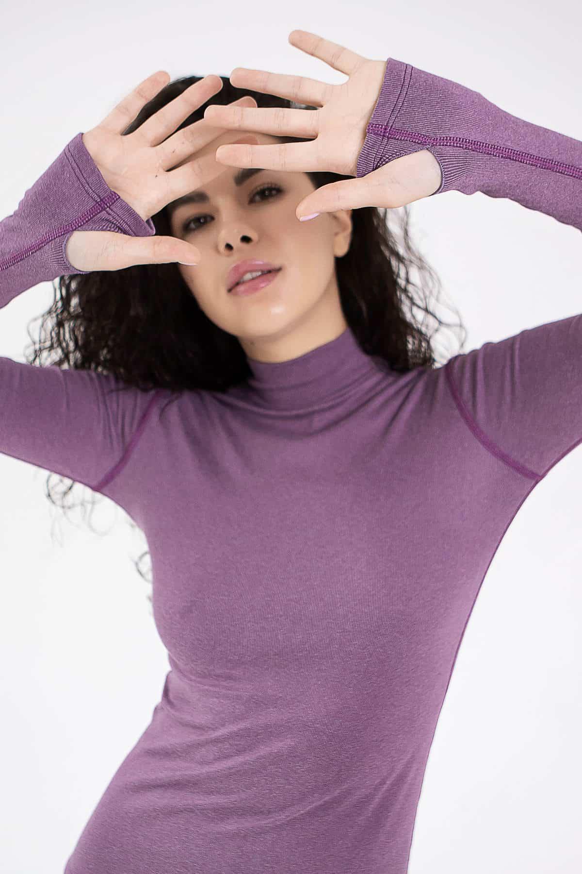 Термогольф женский TOTALFIT S Фиолетовый (12322195) - фото 4 Термогольф женский TOTALFIT S Фиолетовый (12322195) - фото 4