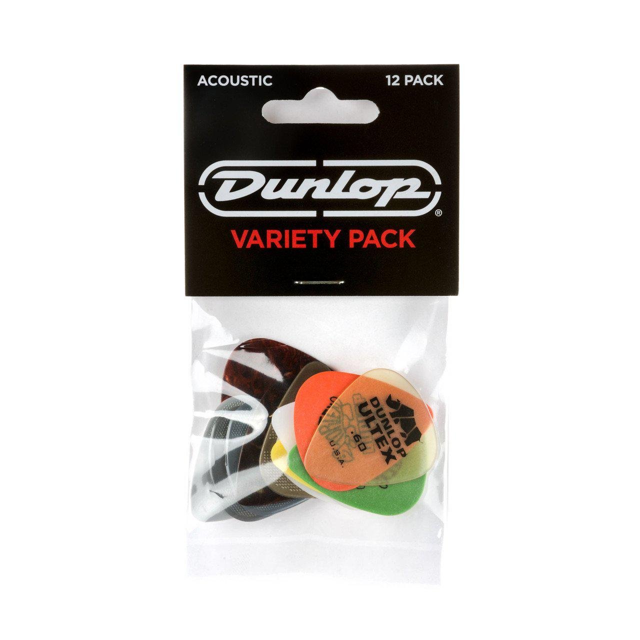 Набор медиаторов Dunlop PVP112 Acoustic Guitar Variety Pack 12 шт. (125950)