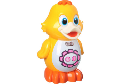 Іграшк інтерактивна Каченя  укр. 20x11x11 см