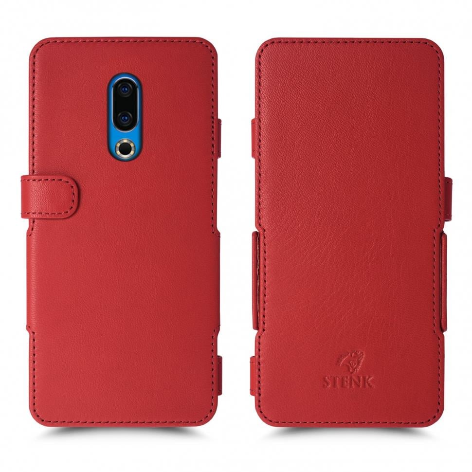 Чехол книжка Stenk Prime для Meizu 16th Plus Красный (62120)