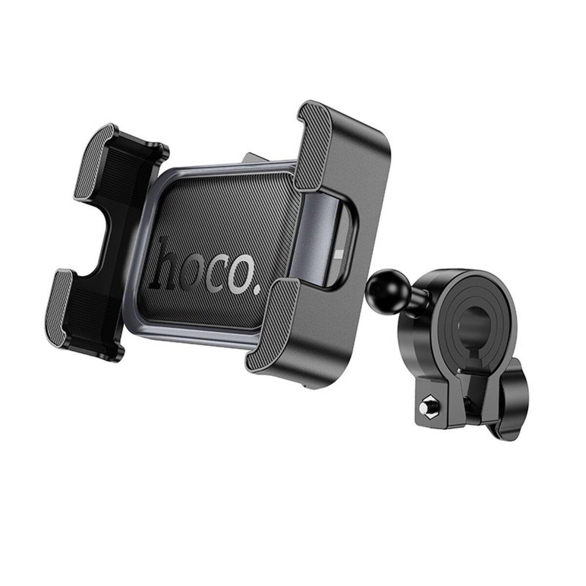 Велотримач для телефона Hoco H82 Vista bicycle Motorcycle Universal holder Black (6942007647922) - фото 5