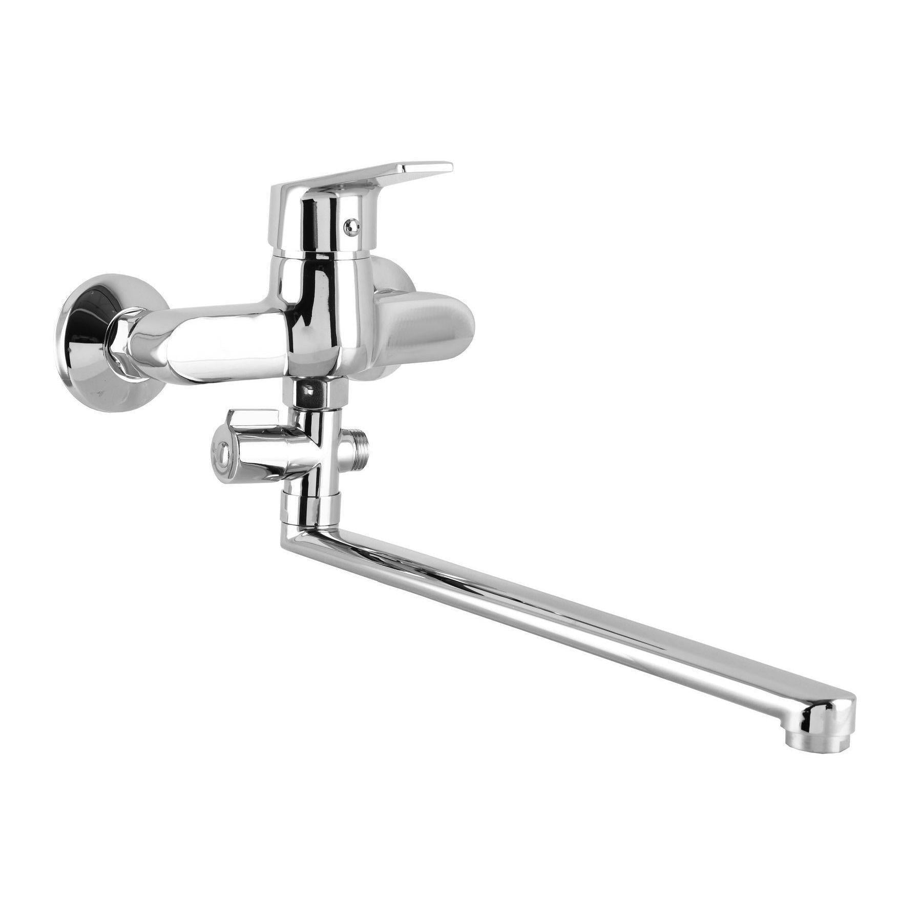 Смеситель для ванны с длинным изливом DOMINO BLITZ DBC-108 Хром (10562)