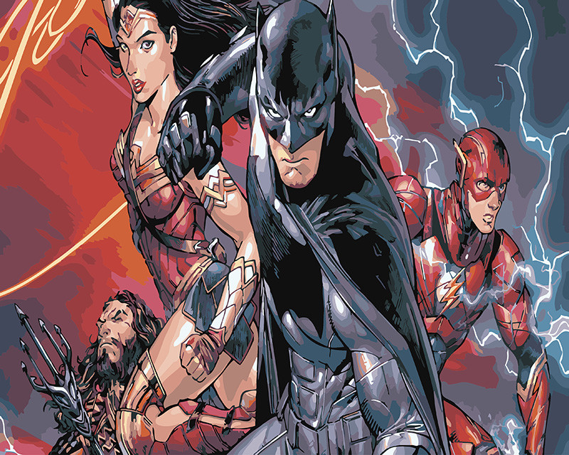 Картина по номерам Brushme Вселенная DC (GX27952)