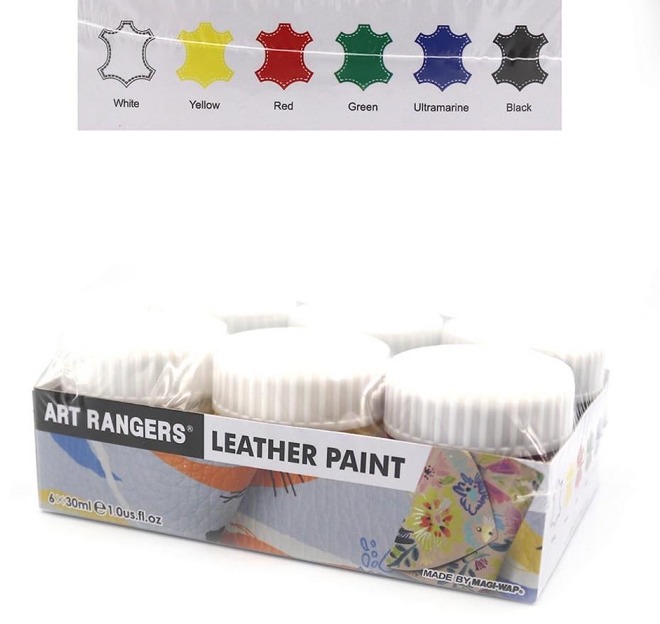 Набор акриловых красок для кожи ART RANGER 6 цветов х 30 мл - фото 2 Набор акриловых красок для кожи ART RANGER 6 цветов х 30 мл - фото 2