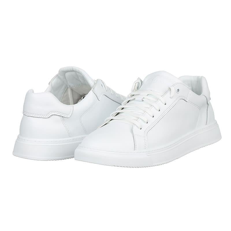 Кроссовки мужские ClubShoes KD кожаные р. 41 Белый (20342)