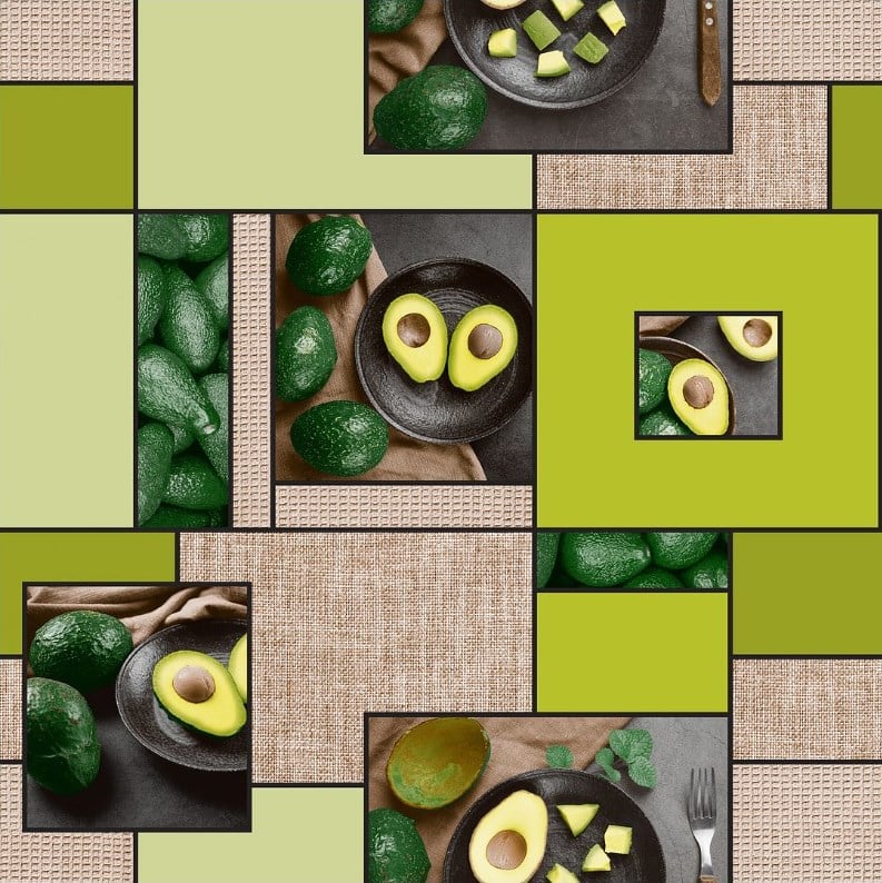 Обои на бумажной основе влагостойкие Шарм 166-03 Avocado 0,53х10 м Green (6348187a545099340e54c7a7)