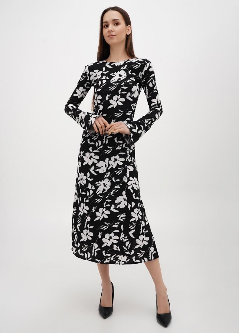 Платье женское р. 42 Бело-черный (275880-42)