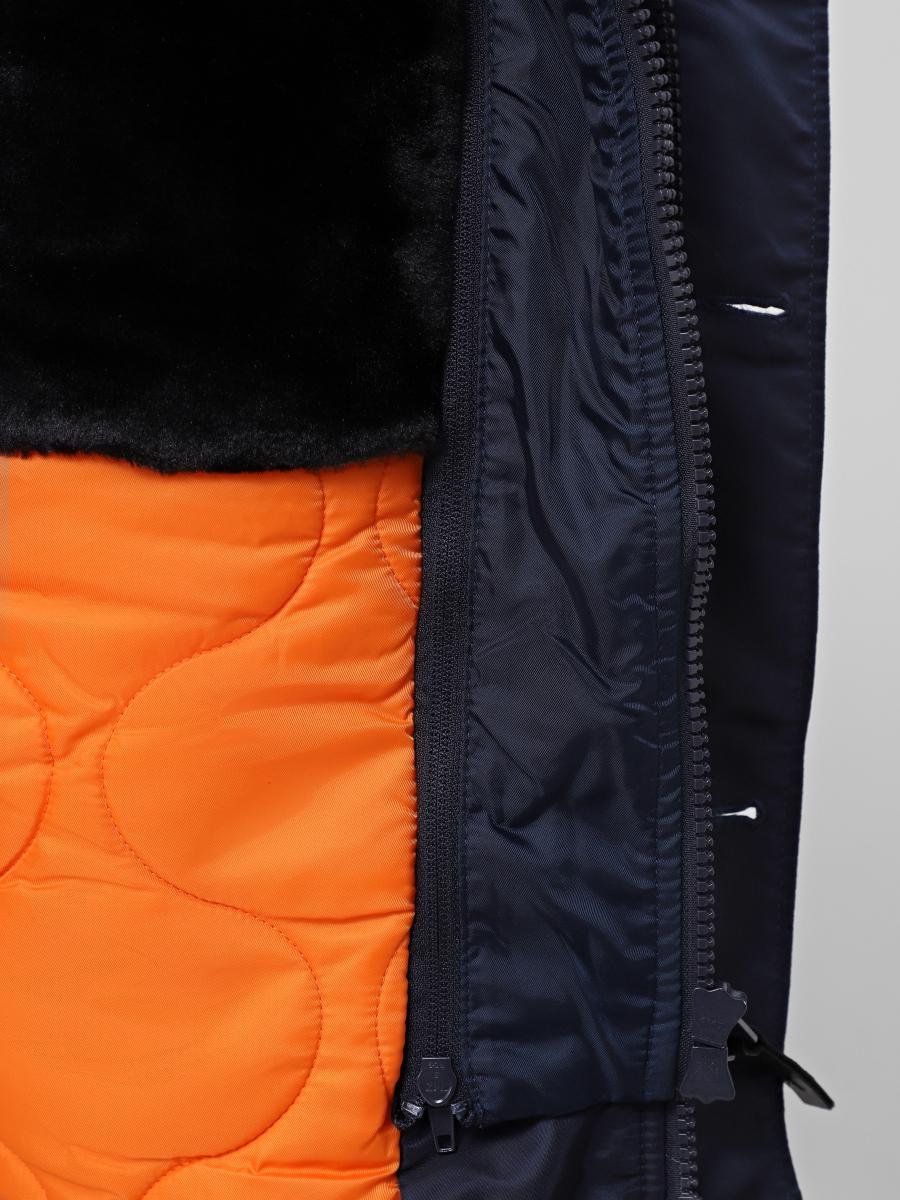 Куртка-парка зимняя мужская Adventure Parka S Синий (125557) - фото 4 Куртка-парка зимняя мужская Adventure Parka S Синий (125557) - фото 4