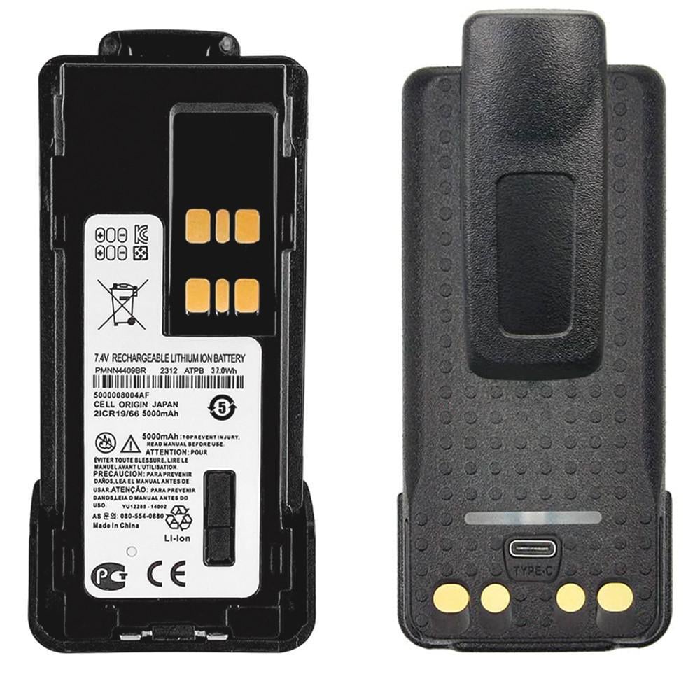 Акумулятор для рації Motorola DP4400 5000 mAh з USB-C DP4800/DP4600/DP4400e (Motorola-DP-5000-kit) - фото 6