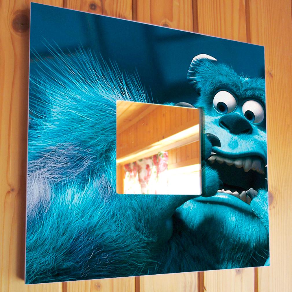 Зеркало декоративное с героем мультфильма Корпорация монстров Пушистик 260х260 мм (M03860)