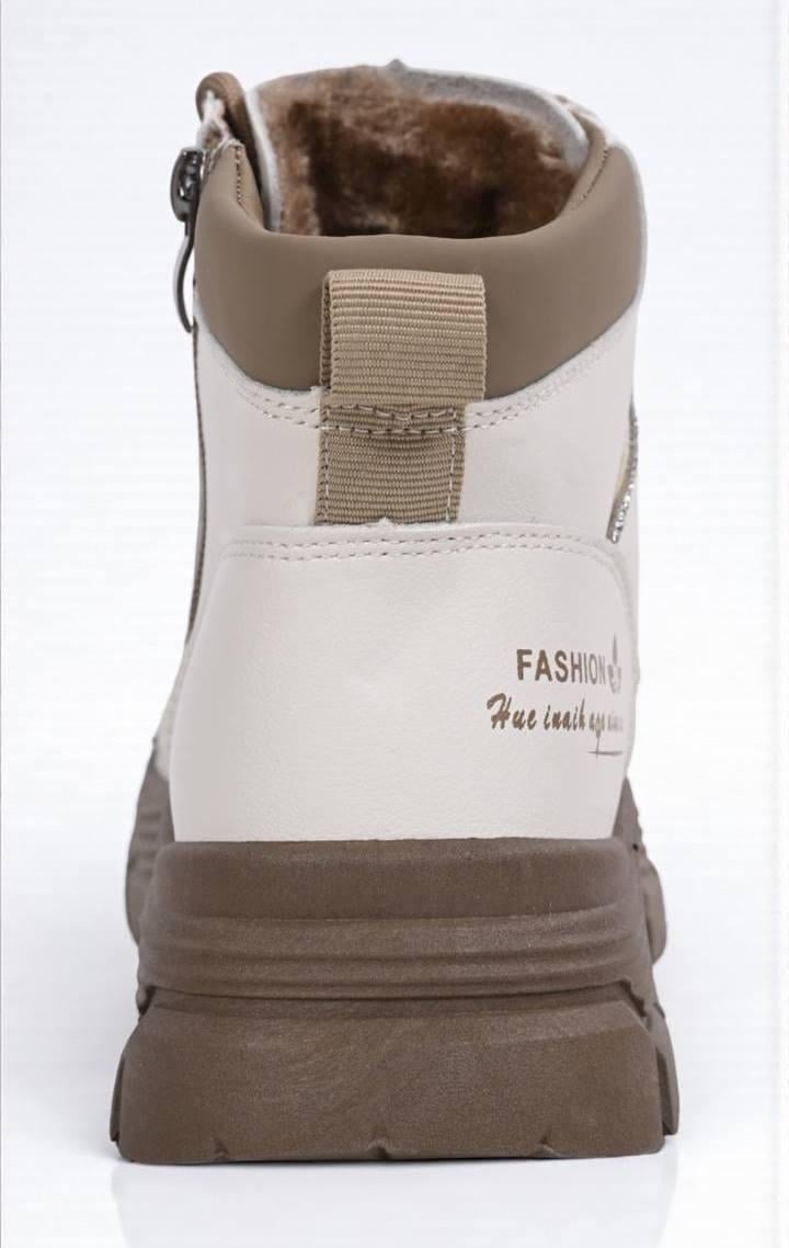 Ботинки женские Loretta N035 на меху р. 38 Бежевый (29889325) - фото 5