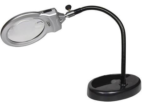 Лупа настольная Magnifier 15119-A 90 мм 2,5 с большим стеклом (10966623)