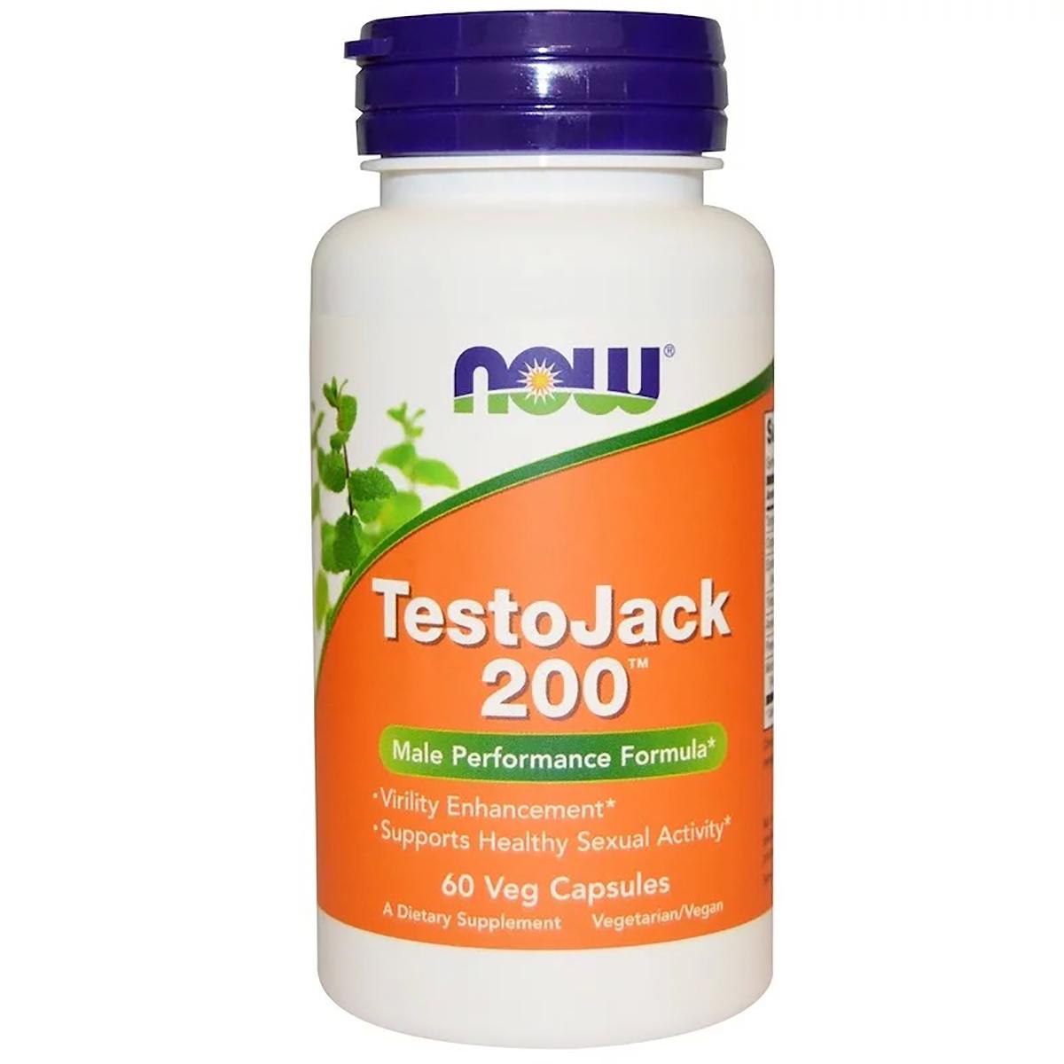 Комплекс для репродуктивного здоровья мужчин Now Foods TestoJack 200 60 капсул (NF2198)