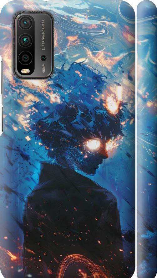 Чехол на Xiaomi Redmi 9T Сатору Годжо (6129m-2257-42517)