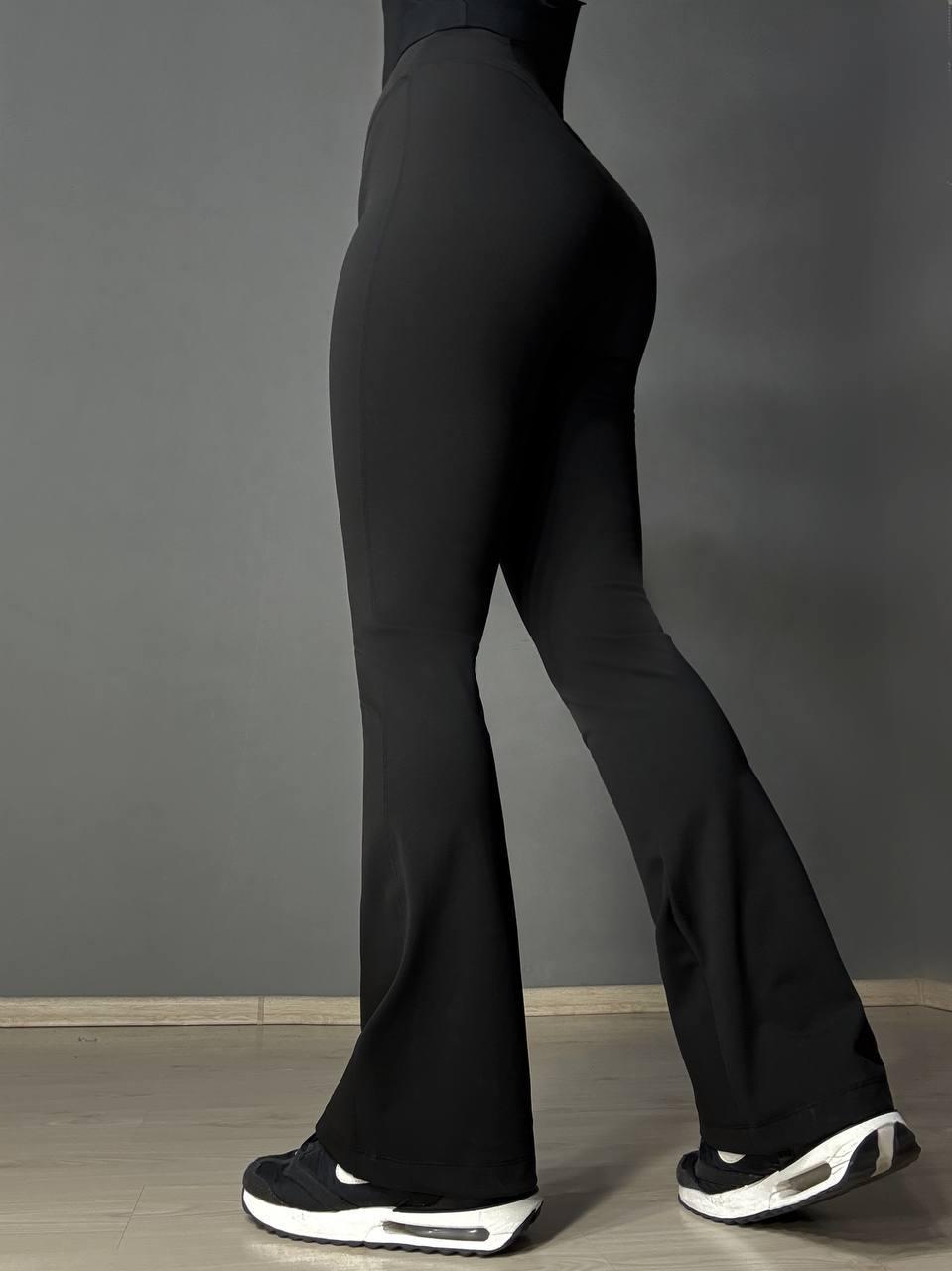 Лосини жіночі Kenalin 9636-1 кльош утеплені L Чорний (5261) - фото 7