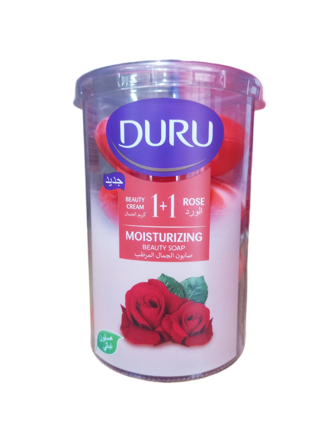 Мыло туалетное Duru Роза с увлажняющим кремом 4 шт. 100 г (125557)