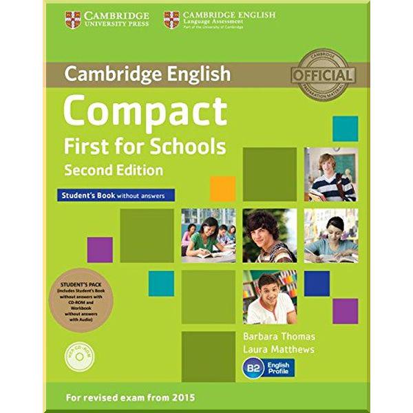 Книга Laura Matthews/Barbara Thomas "Compact First for Schools Second Edition Student's Pack (Student's Book without answers with CD-ROM, Workbook without answers with Downloadable Audio)" (ISBN:9781107415584) - фото 1