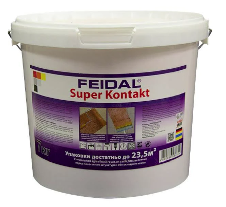 Грунт адгезійний Super Kontakt Feidal 7 кг (27581789)