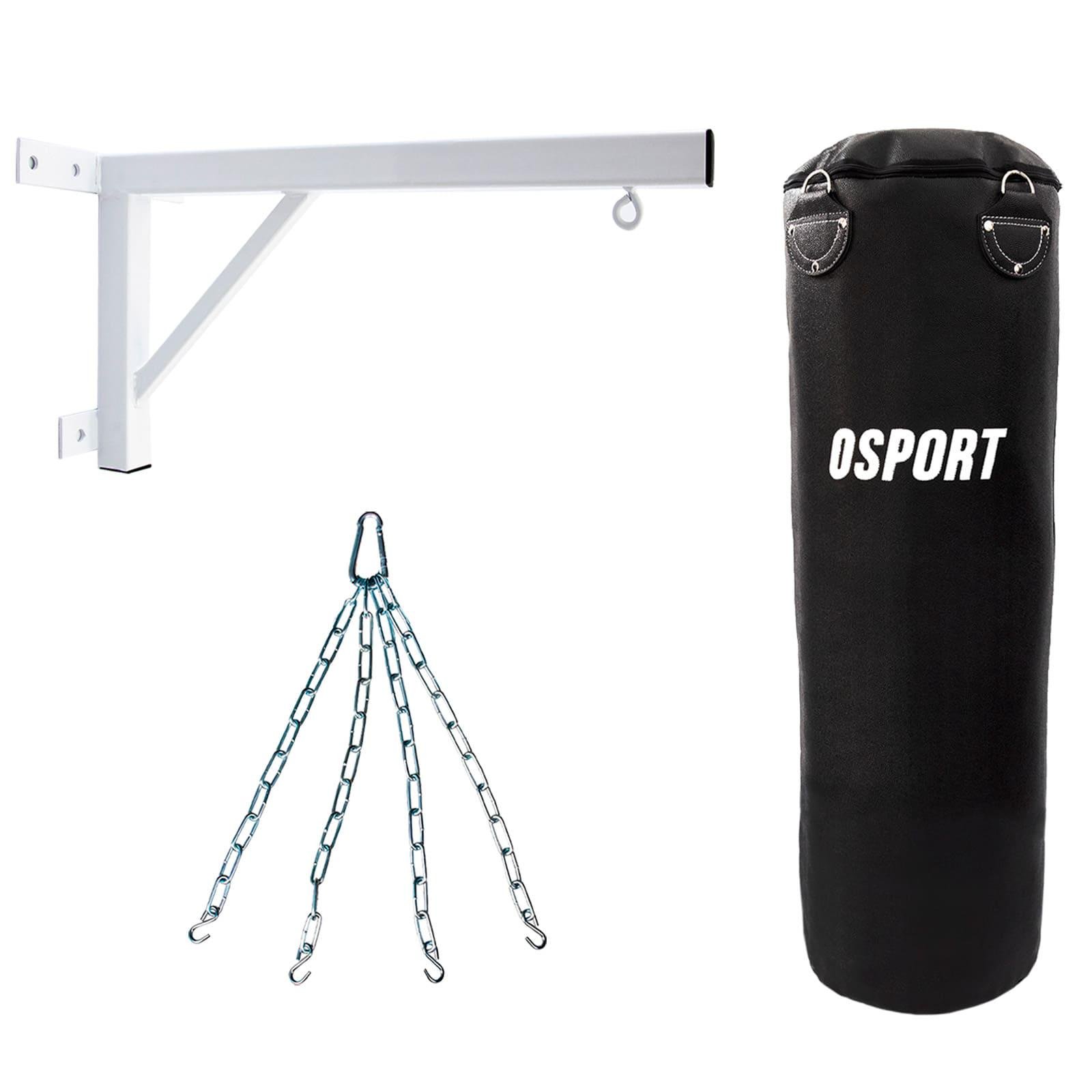 Набор боксерская груша кирза 1 м/кронштейн/подвес OSPORT Set 123 (n-0156)