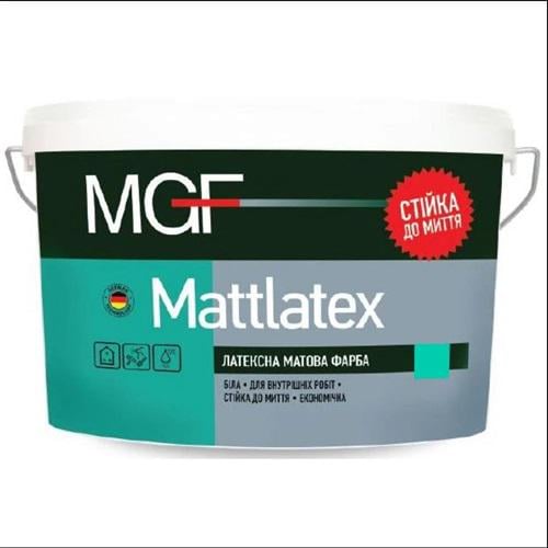 Краска MGF M100 MattLatex моющая 7 кг (2372)