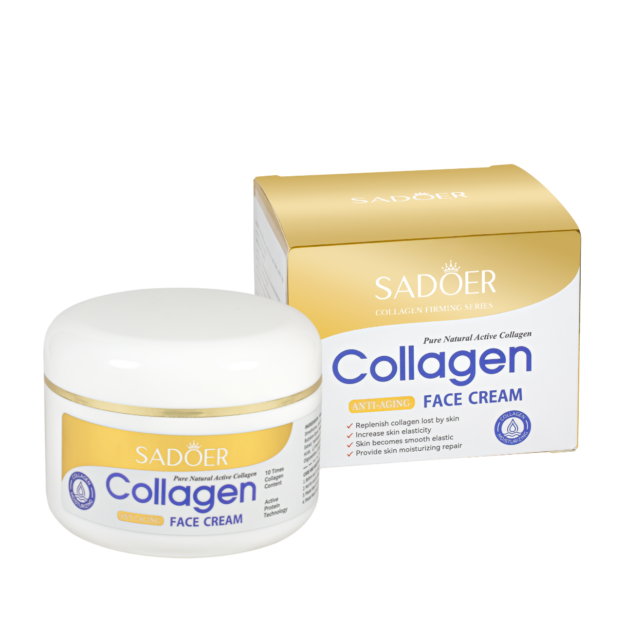Крем для обличчя антивіковий Sadoer Collagen Anti-Aging Face Cream (SD4555) Крем для обличчя антивіковий Sadoer Collagen Anti-Aging Face Cream (SD4555)