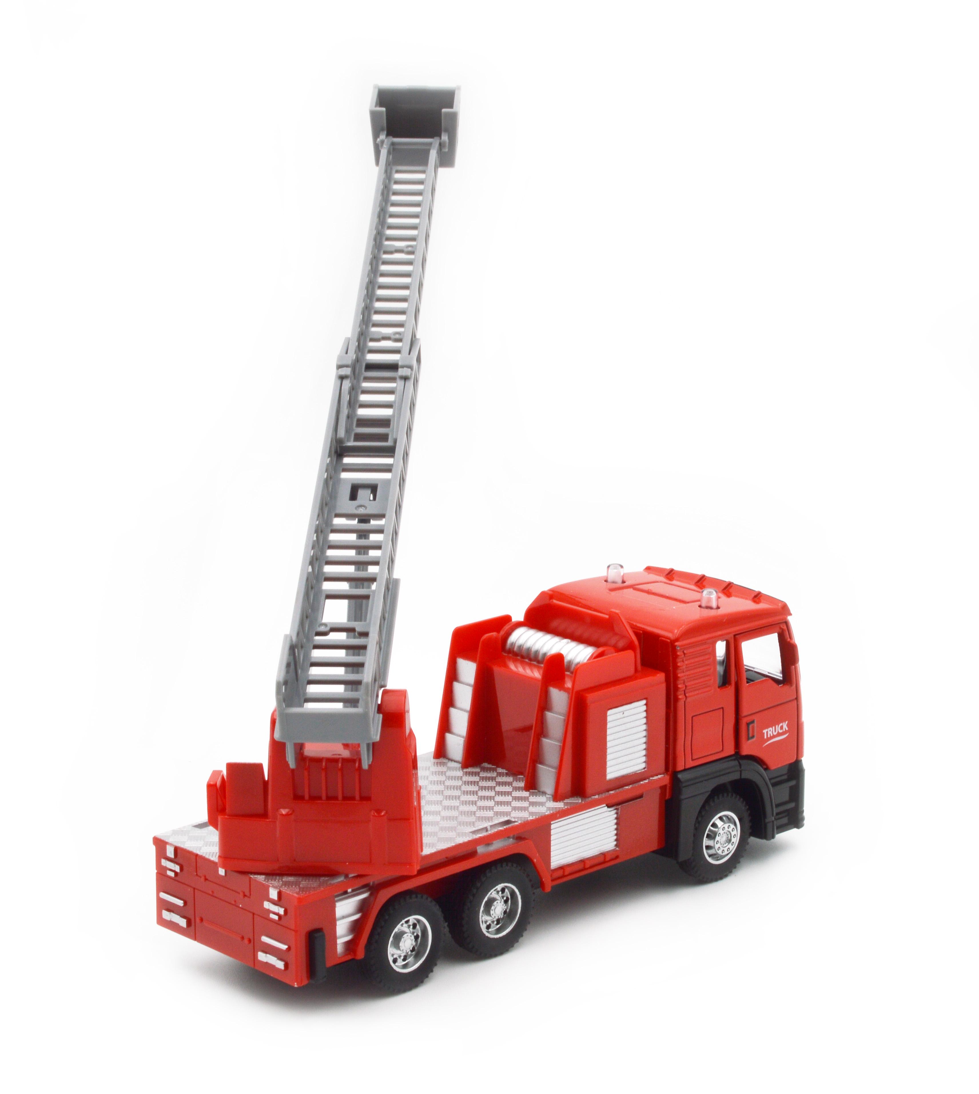 Пожежна машина CLM 11K металева кабіна звук світло інерція - фото 4 Пожежна машина CLM 11K металева кабіна звук світло інерція - фото 4