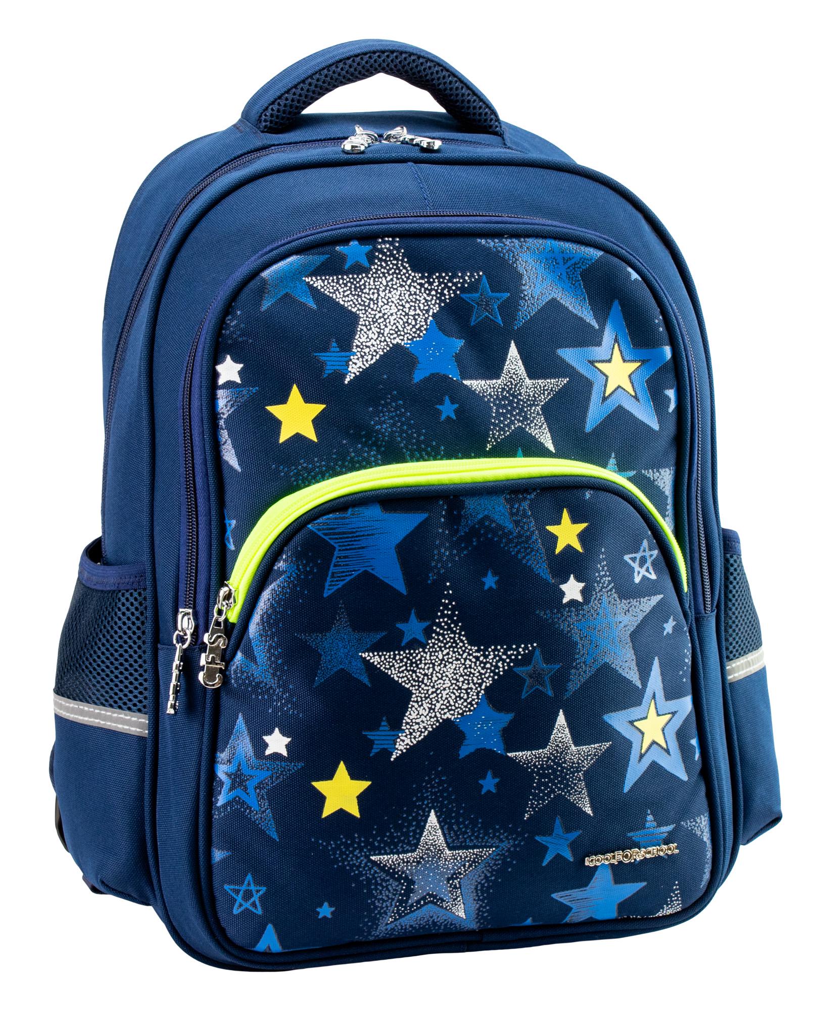 Рюкзак школьный Cool For School 43x30x17 см 16-25 л Синий (CF86737-01)