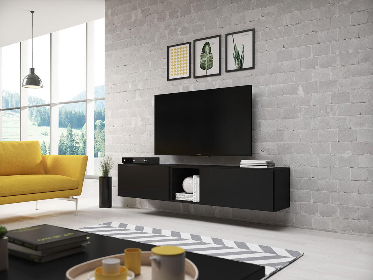 Гостиная комплект Cama Meble Roco 10 ЛДСП Черный матовый