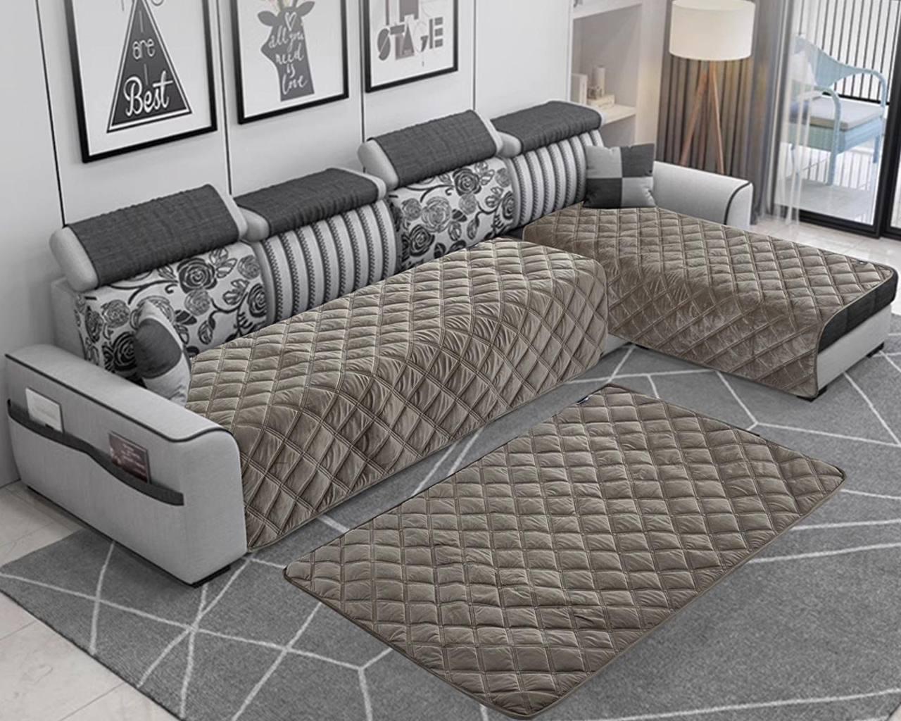 Дивандек 90х210/90х160 2 шт. Коричневый (Д-am-divandek-0020-03)