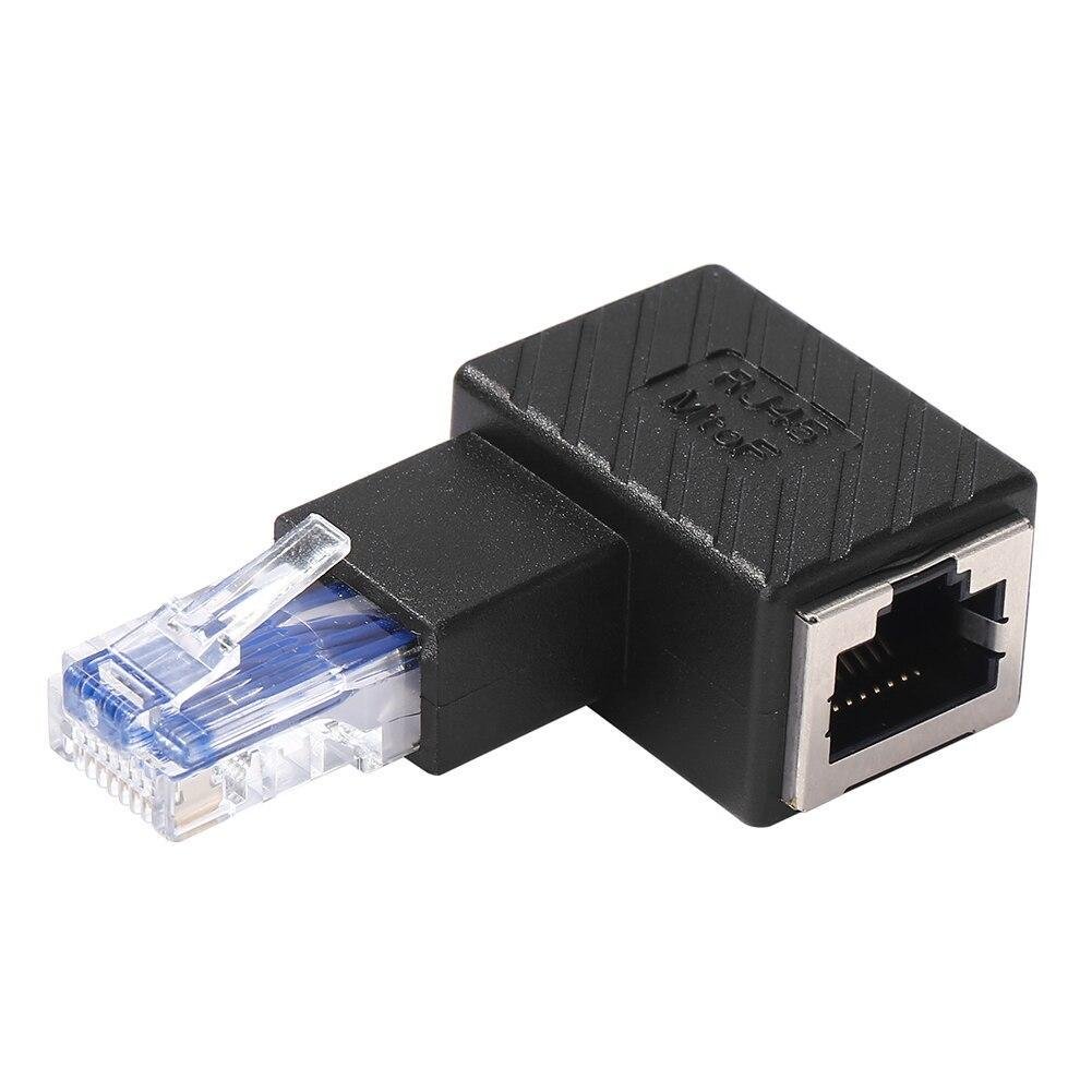 Переходник SUNROZ LAN RJ45 Male-RJ45 Female Right (A48533)