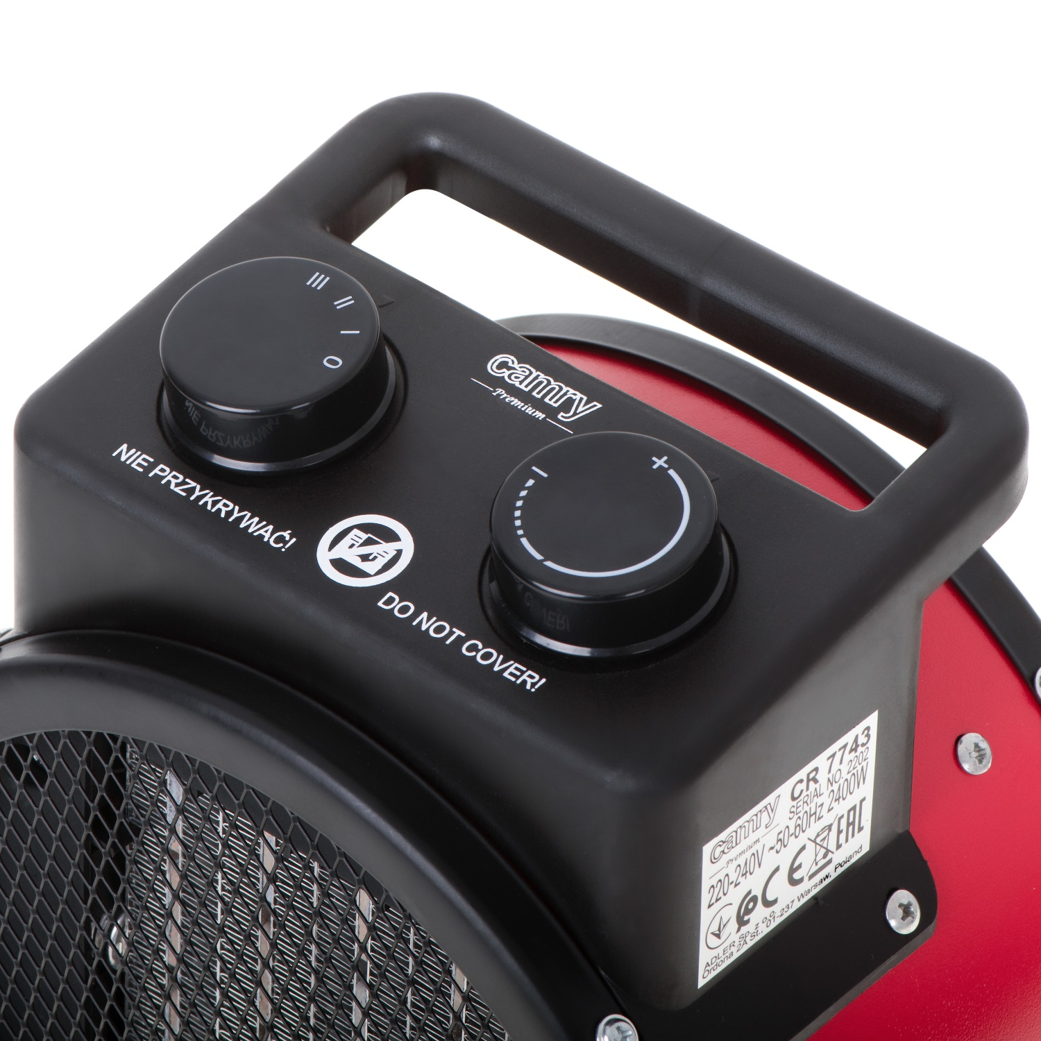 Тепловентилятор керамічний Camry CR 7743 з регулюванням кута нахилу - фото 8 Тепловентилятор керамічний Camry CR 7743 з регулюванням кута нахилу - фото 8