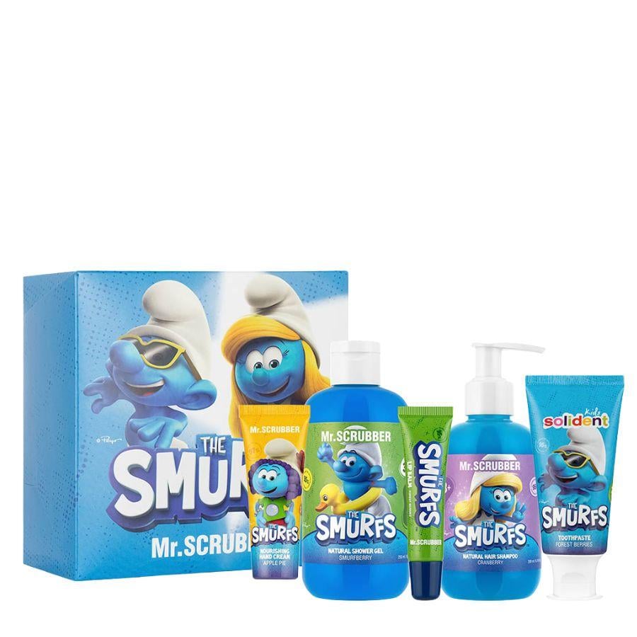 Подарунковий набір косметики дитячий Mr.Scrubber The Smurfs 5 засобів (13356539)