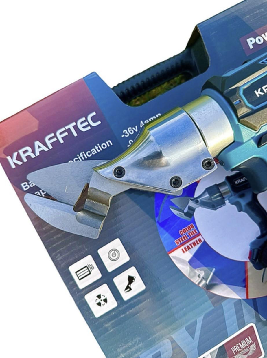 Електроножиці по металу KRAFFTEC DJS130R акумуляторні листові в кейсі з АКБ 2 шт. 5AP 36V (30583927) - фото 3 Електроножиці по металу KRAFFTEC DJS130R акумуляторні листові в кейсі з АКБ 2 шт. 5AP 36V (30583927) - фото 3