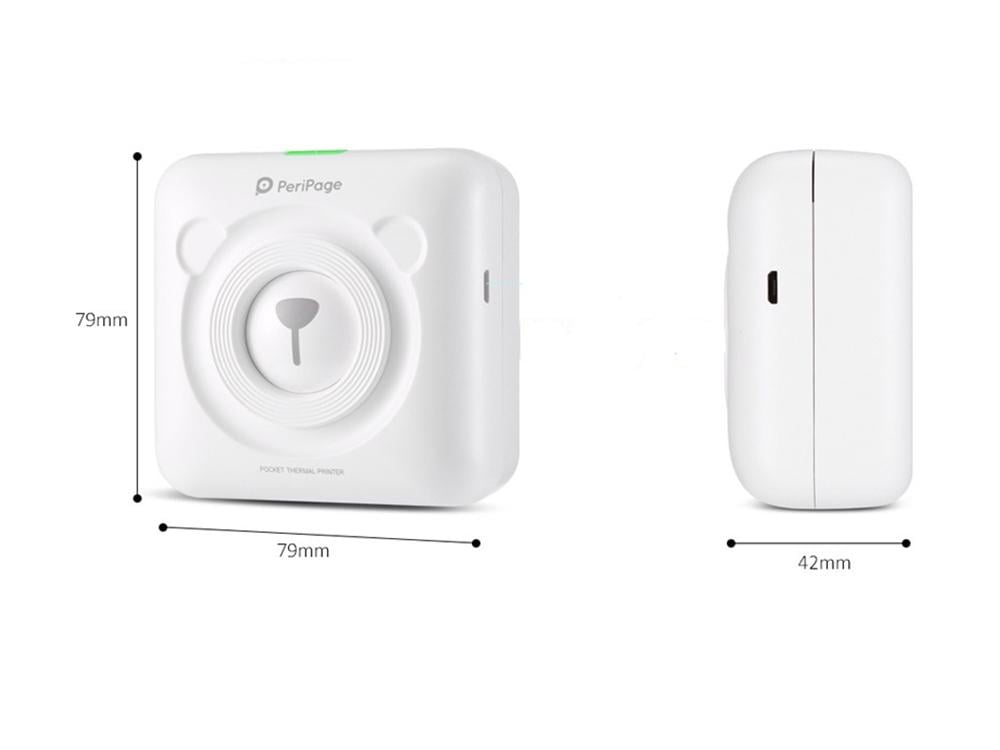 Принтер для телефона PeriPage Bluetooth Белый (1007-423-00) - фото 5