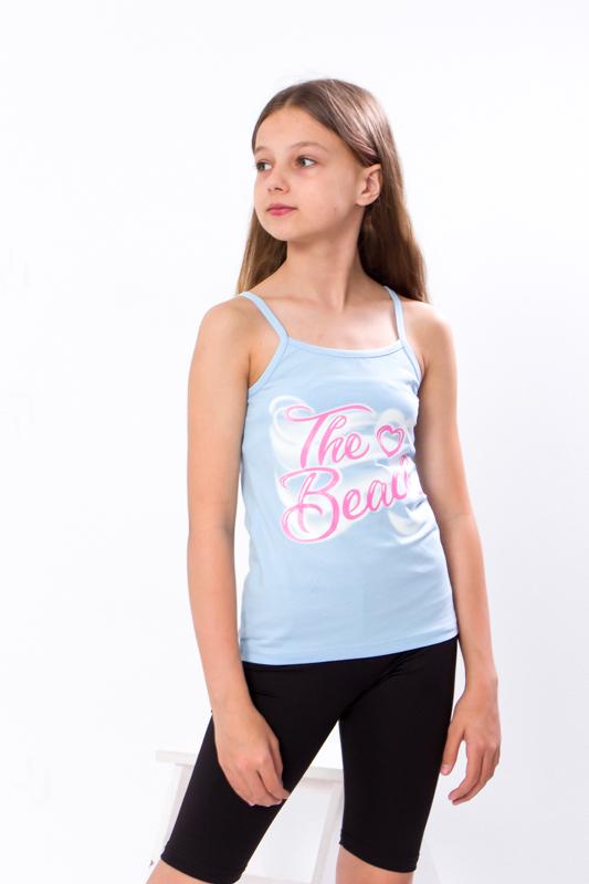 Майка на бретельках для дівчинки Носи своє підліткова 170 см Блакитний (6289-036-33-1-v16) Майка на бретельках для дівчинки Носи своє підліткова 170 см Блакитний (6289-036-33-1-v16)