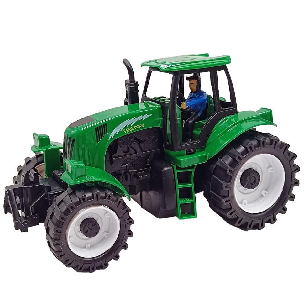 Інерційний дитячий трактор юній фермер 7941 світло звук Зелений (RLT48700)