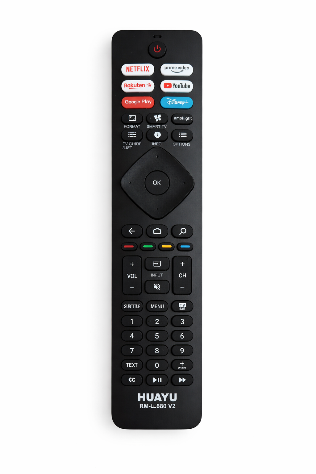 Универсальный пульт HUAYU RM-L1880 V2 для телевизора Philips (12178)