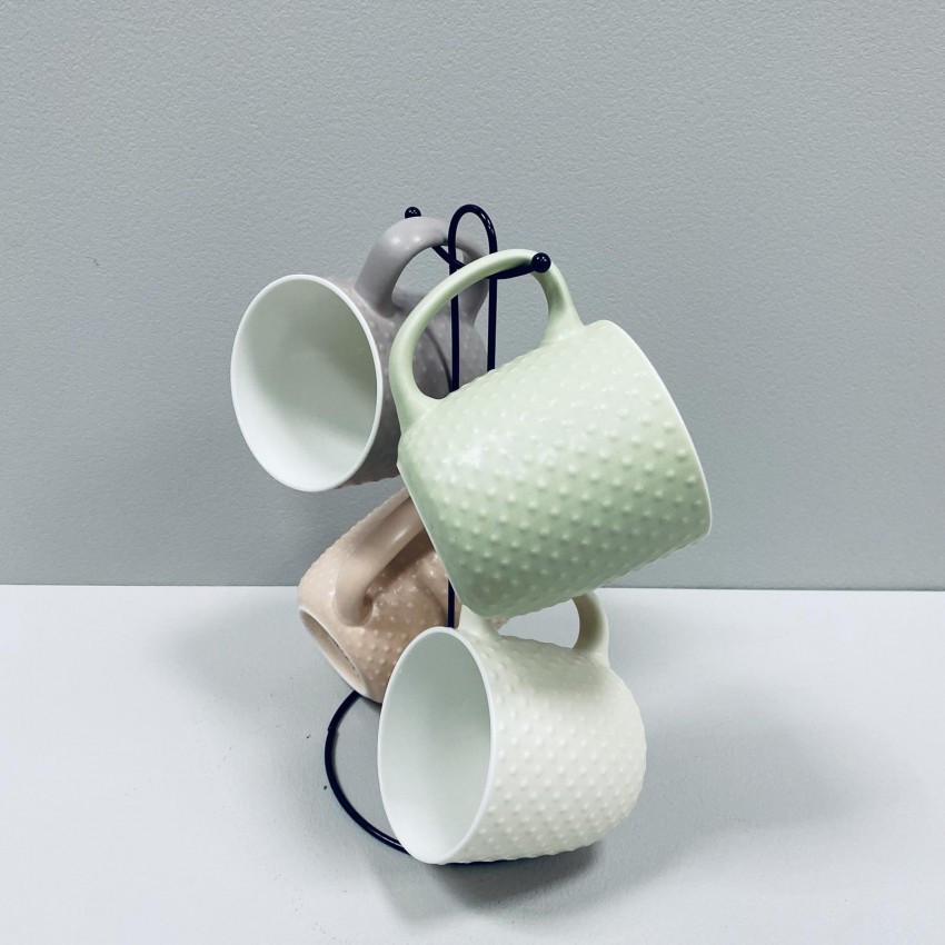 Набір чашок S&T 021-04-13 на стійці 350 мл 4 шт. (2360306937) - фото 2 Набір чашок S&T 021-04-13 на стійці 350 мл 4 шт. (2360306937) - фото 2