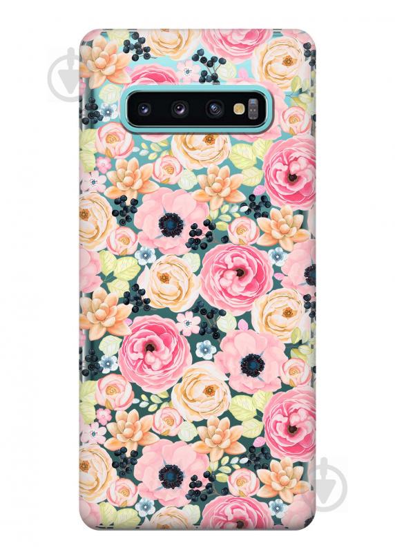 Чехол iSwag для Samsung Galaxy S10 Цветочный букет (H369)