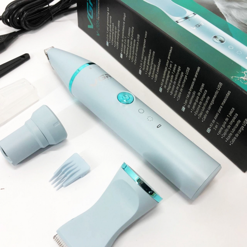 Машинка для стрижки тварин VGR V-205 3в1 акумуляторна (tf7464) - фото 16 Машинка для стрижки тварин VGR V-205 3в1 акумуляторна (tf7464) - фото 16